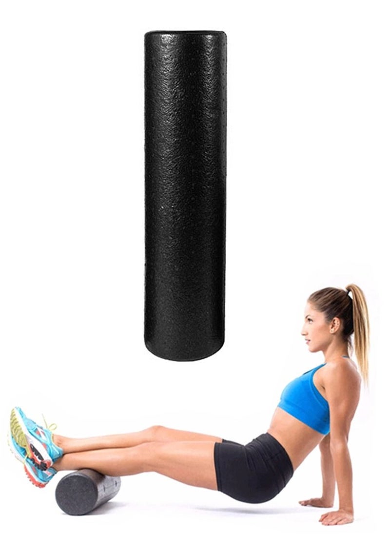 Sports - High Density Yoga Foam Roller for Back, Legs Exercise, Massage, Muscle Recovery and for Pain Relief Great for Fitness Enthusiasts of all Levels 60Cm Perfect for Developing Core and Stamina - Image 1