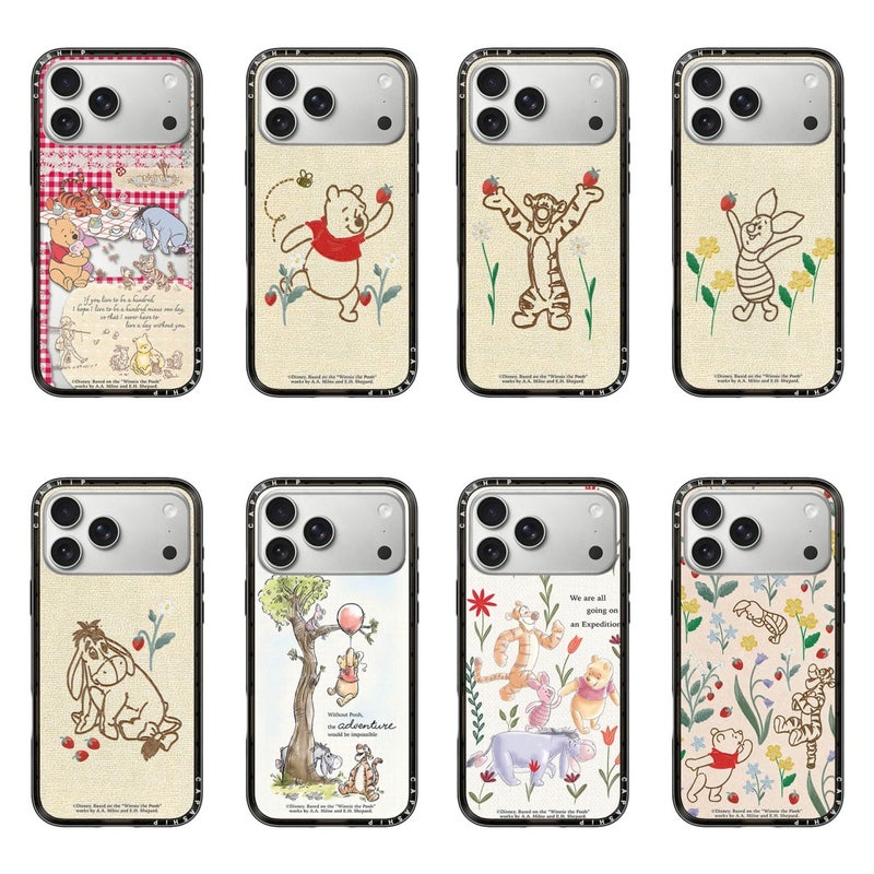 Magsafe Compatible Shockproof Acrylic Phone Case with Cute Winnie the Pooh Print - Image 2