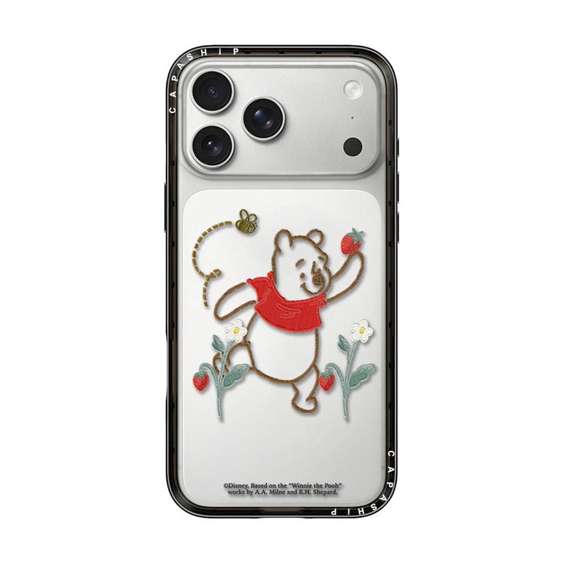 Magsafe Compatible Shockproof Acrylic Phone Case with Cute Winnie the Pooh Print - Image 3