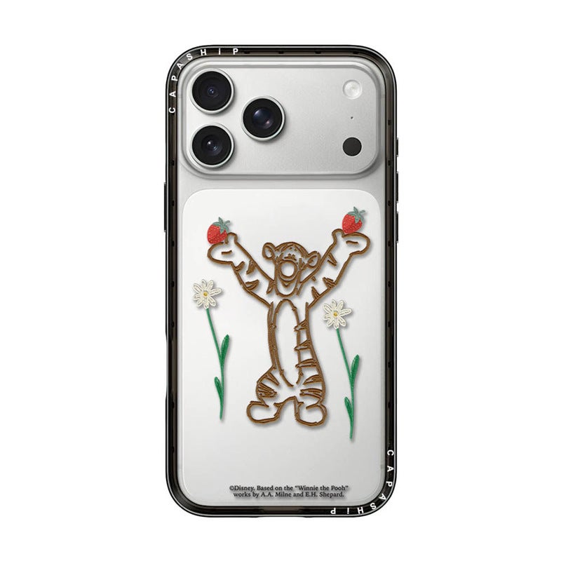 Magsafe Compatible Shockproof Acrylic Phone Case with Cute Winnie the Pooh Print - Image 4