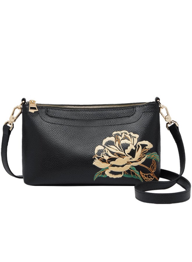 Zooler Women's Handbag, Chinese-style Embroidered Crossbody Bag, Fashionable Shoulder Bag, Ladies' Purse, Mom's Bag, New Year Gift For Wife - Image 3