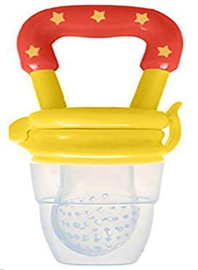 First Trend BPA-Free Silicone Nipple Food Nibbler for Fruits (Yellow) - Image 1