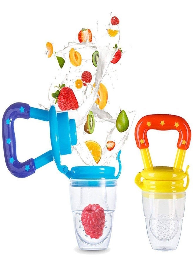First Trend BPA-Free Silicone Nipple Food Nibbler for Fruits (Yellow) - Image 5
