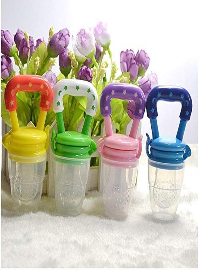 First Trend BPA-Free Silicone Nipple Food Nibbler for Fruits (Yellow) - Image 3