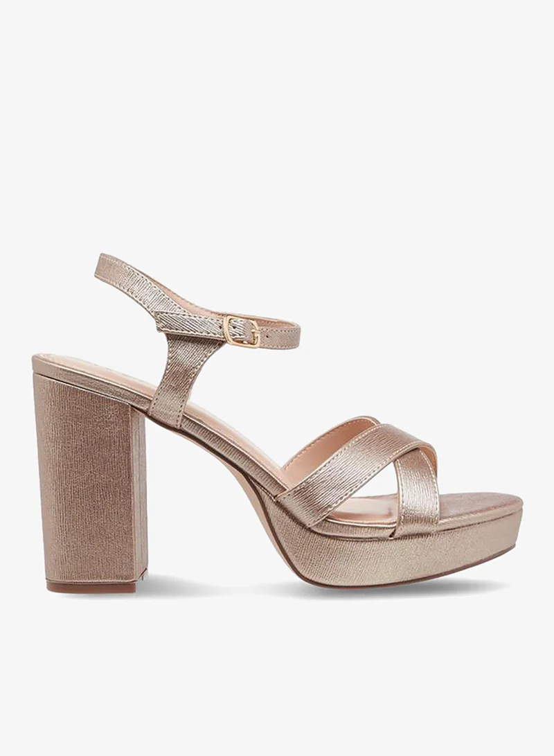 بابريكا Women Block Heel Sandals Ramadan Collections