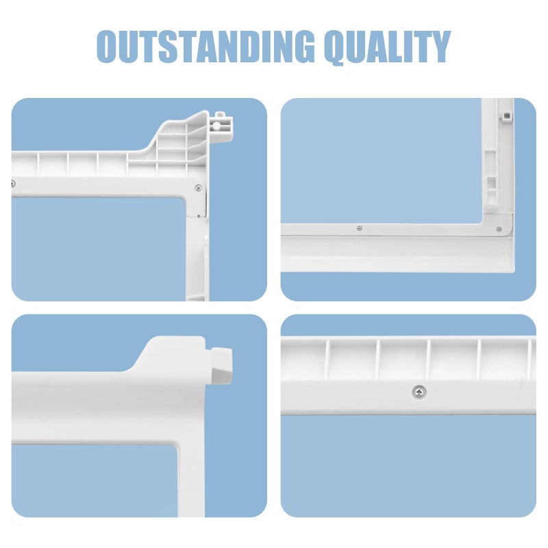 FBULWSEC WPW10276348 Refrigerator Glass Shelf Compatible With Whirlpool, Kenmore maytag, Amana, Crosley and more, Part Number: W10276348, AP6018411, PS11751713, 1557829, 2309524 - Image 5