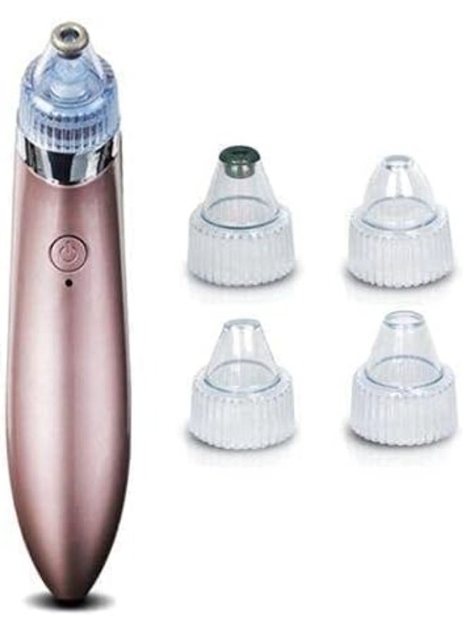 Generic Blackhead Remover Vacuum Pore Cleaner with Multiple Heads – Facial Deep Cleansing Device – Nose & Face Pore Cleaning Tool – Rechargeable – Multicolor - Image 1
