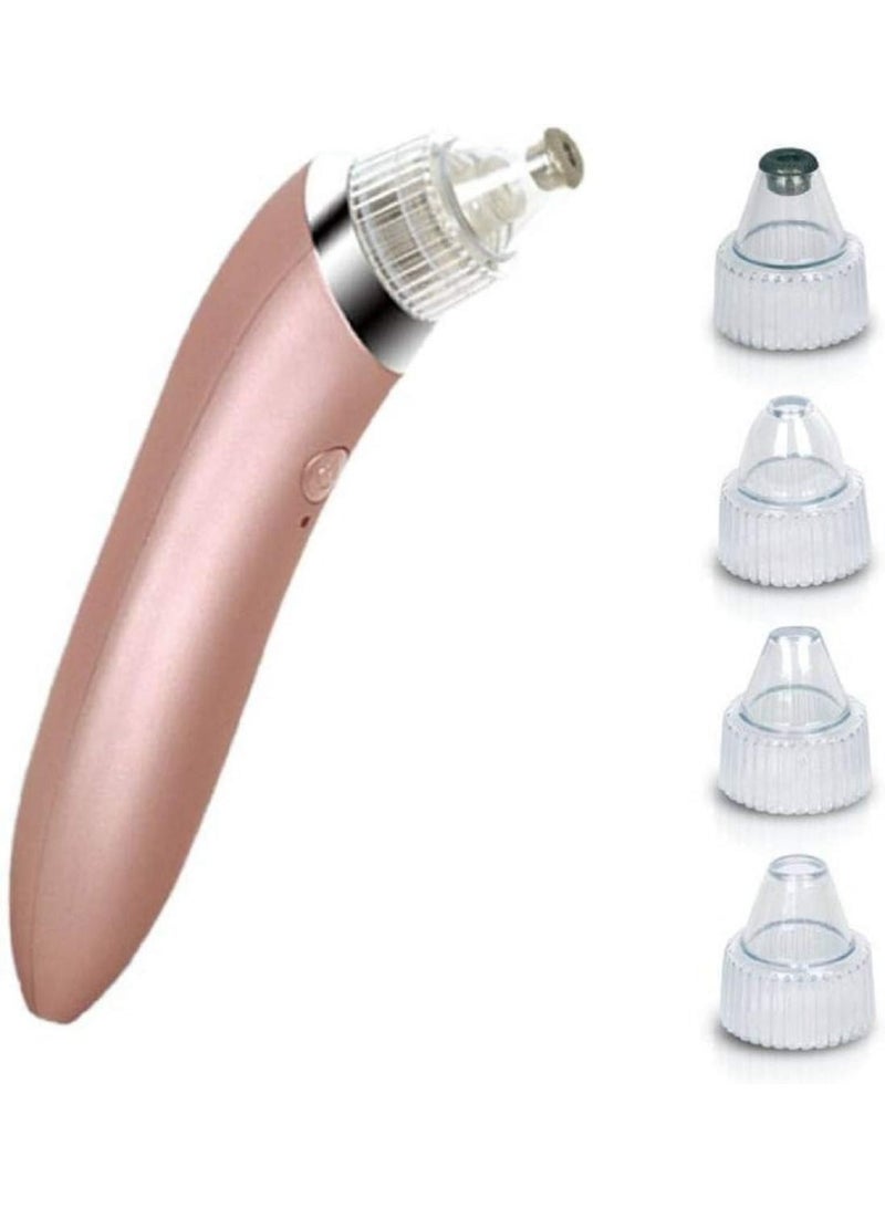 Generic Blackhead Remover Vacuum Pore Cleaner with Multiple Heads – Facial Deep Cleansing Device – Nose & Face Pore Cleaning Tool – Rechargeable – Multicolor - Image 4