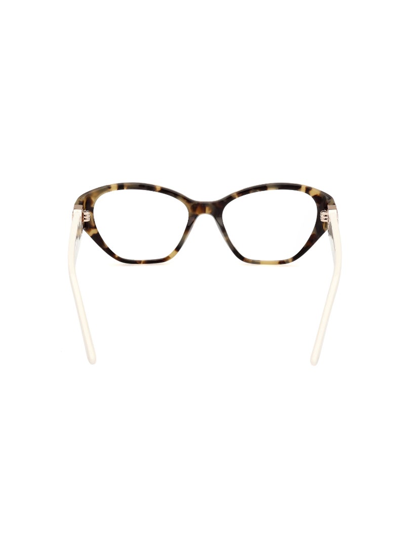 GUESS Women's Cat Eye Shape Eyeglass Frames - GU5011905651 - Lens Size: 51 Mm - Havana - Image 4