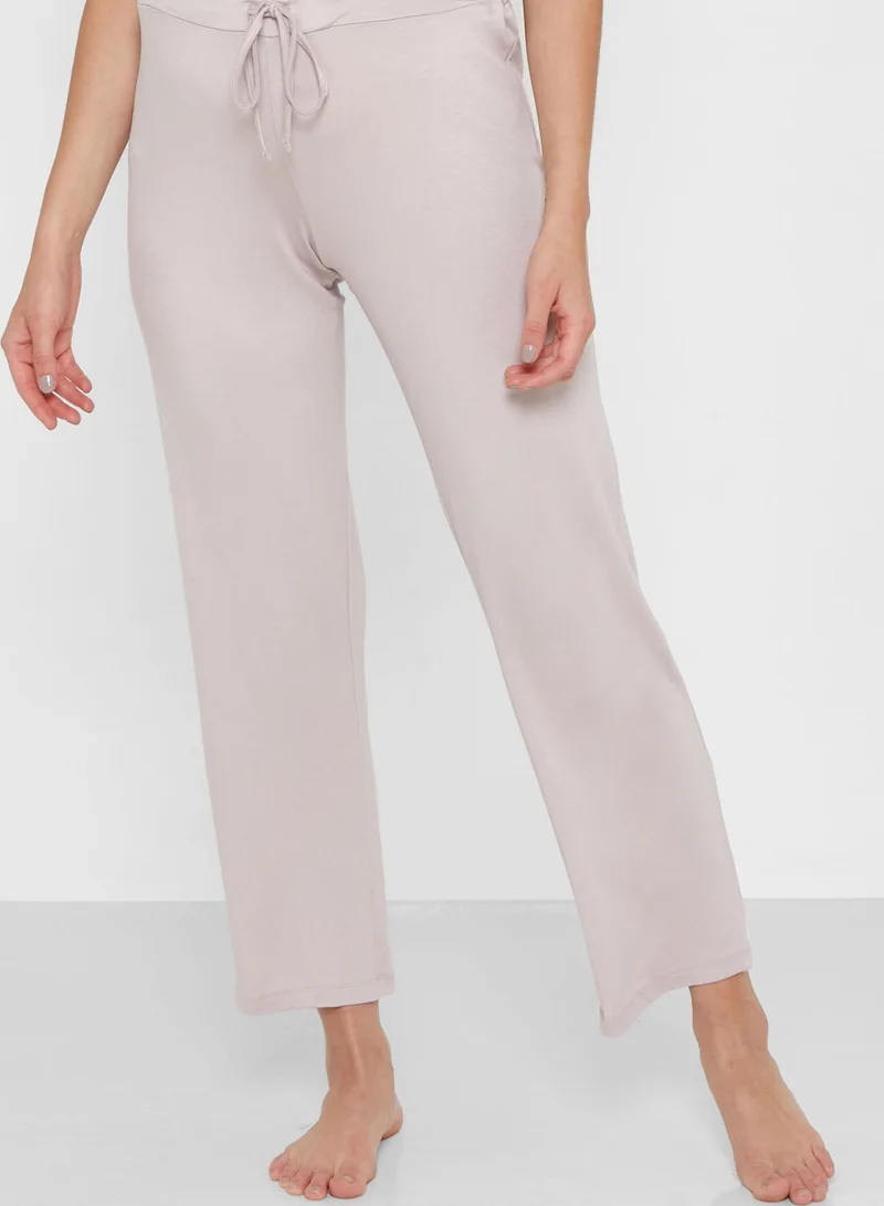 Catherine Lace Detail Top & Pyjama Set