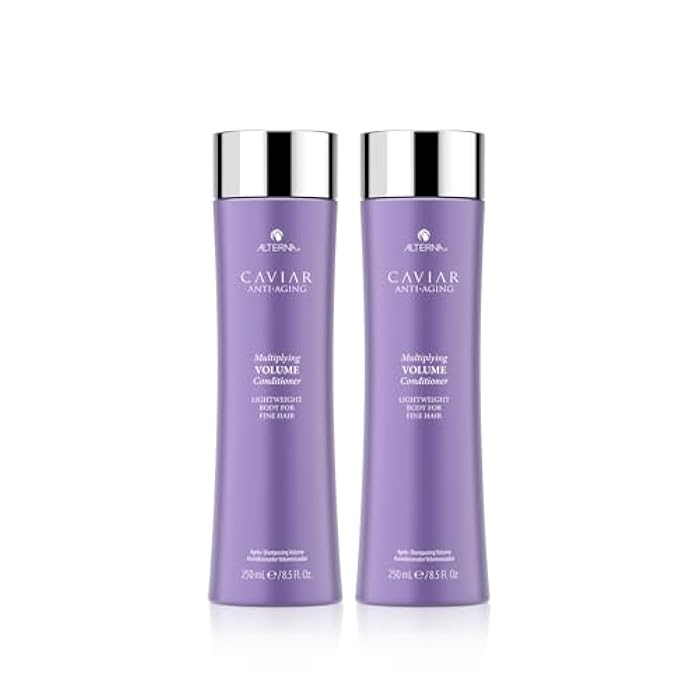 Alterna Haircare CAVIAR Anti-Aging Multiplying Volume Conditioner 8.5Fl Oz | For Fine, Limp or Thin Hair | Create Instant Volume and Thickness | Sulfate Free (2 Pack)
