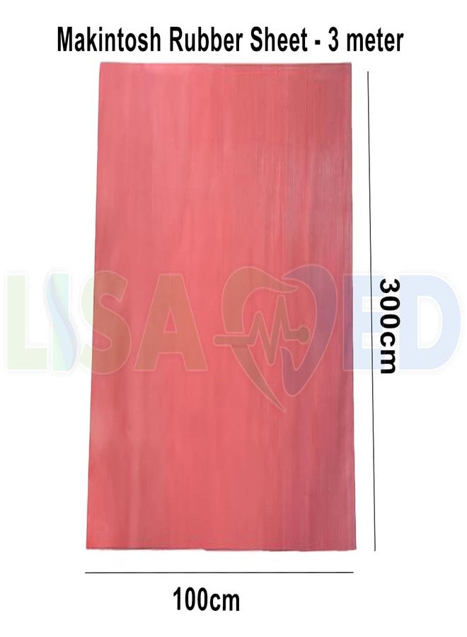 LISAMED Rubber Bed Sheet Protector, Premium Mackintosh Sheet for Adult & Baby (3 Meter) - Image 3