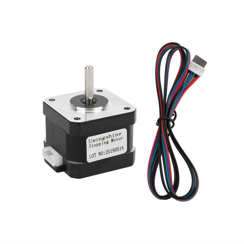 Printer Motor: Alloy Material, Low Noise, Error Reduction - Compact Lightweight Motor for Printers Monitor Equipment Textile Machinery Stage Lighting - Image 1