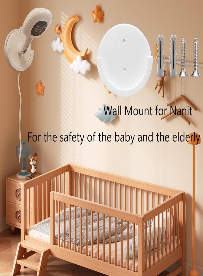 EUGFI Wall Mount for Nanit for Nanit Flex Stand Easy Setup Secure Monitor Attachment Top Down View for Crib Ideal for New Parents Convenient Multi Stand Solution - Image 3
