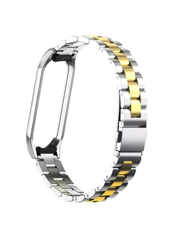 Metal Bands for Xiaomi Mi Band 8/7, Adjustable Stainless Steel Replacement Strap with Magnetic Buckle for Xiaomi Mi Band 8/7 Xiaomi Smart Band 8/7 Women Men - Image 2