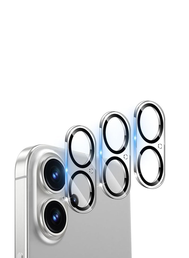 Devon iPhone 16 Plus Tempered Glass Camera Protector Sticker Durable Protective Lens Cover for Daily Use and Outdoor Activities - Image 1