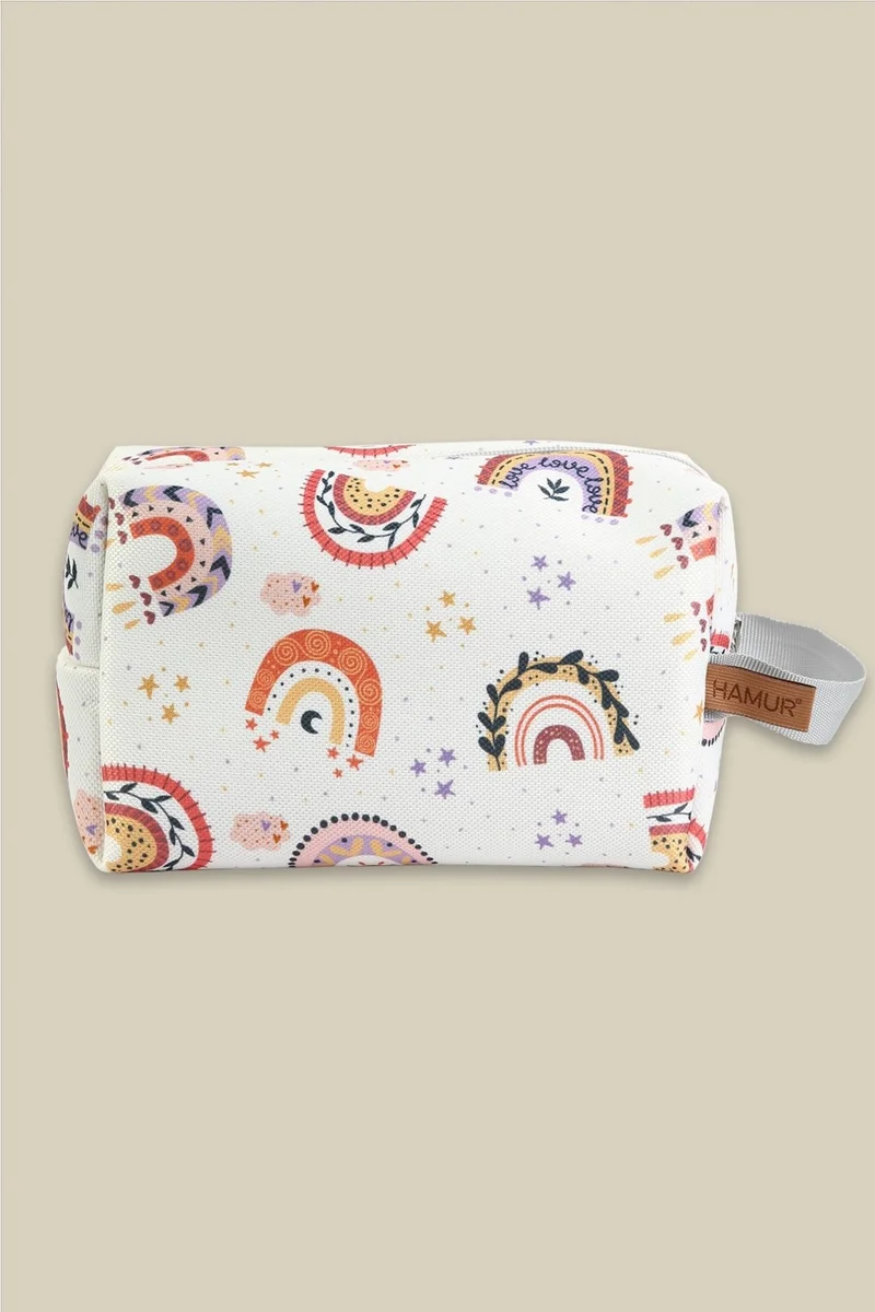 هامور Zippered Dirty Clean and Wet Dry Baby Laundry Clothes Multi-Purpose Make-Up Bag Gok Pudra