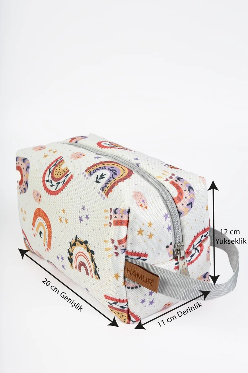 هامور Zippered Dirty Clean and Wet Dry Baby Laundry Clothes Multi-Purpose Make-Up Bag Gok Pudra