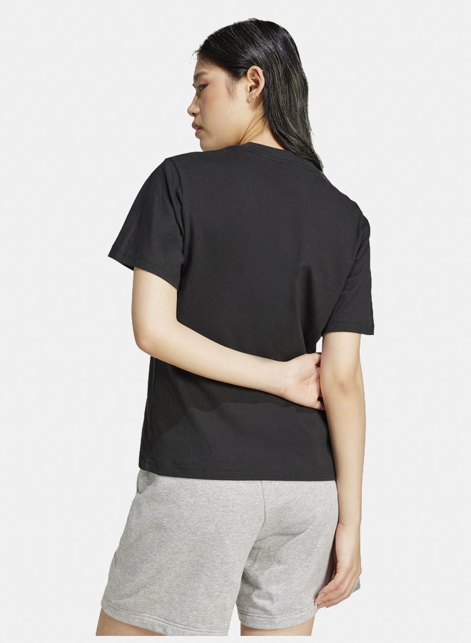Adidas essentials small logo cotton women's t-shirt  - Image 4