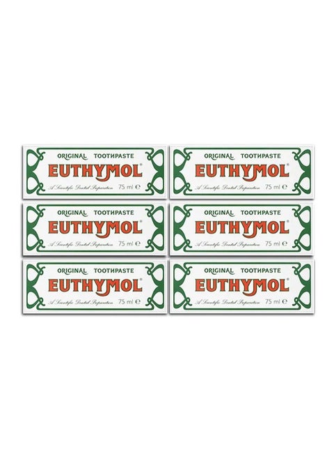 Pack Of 6 Original Toothpaste 6 x 75ml
