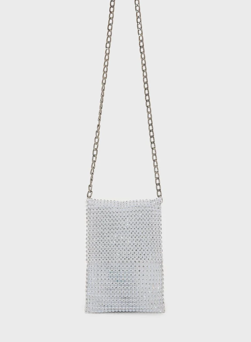 Ginger Diamante Crossbody Bag
