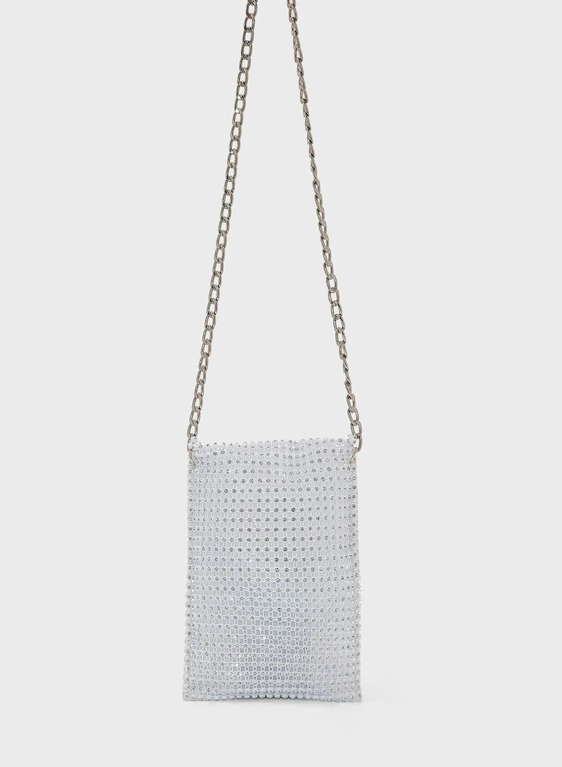 Ginger Diamante Crossbody Bag