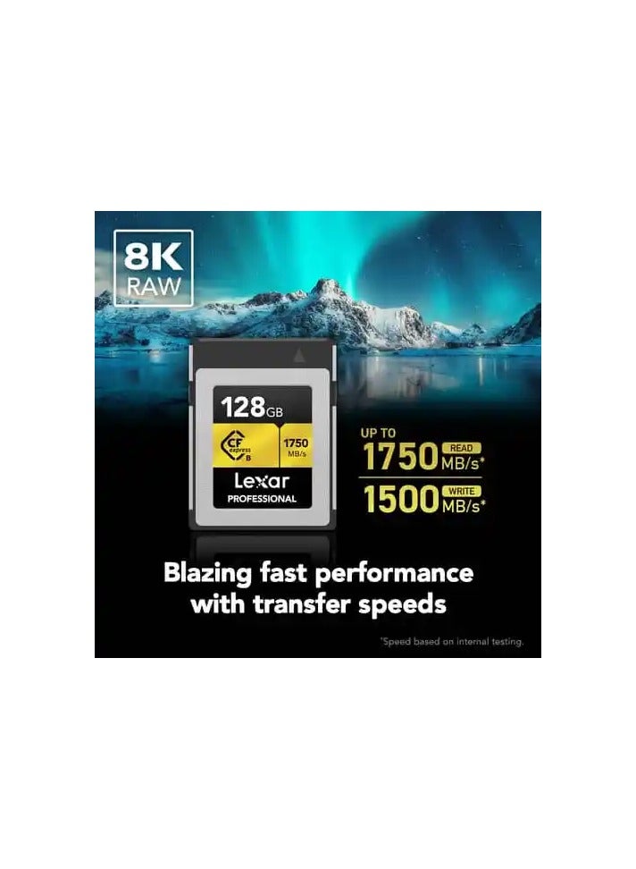 Lexar 128GB Professional CFexpress™ Type-B card GOLD Series 128 GB - Image 2