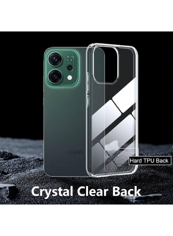 جراب TPU ناعم رفيع، جراب واقٍ من السيليكون السائل الفاخر لهاتف OPPO Reno 14 F 5G/Reno 14 5G - شفاف - Image 2