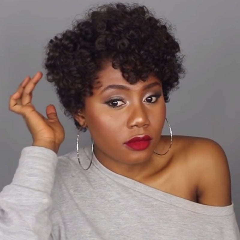 MIMAN 3 Packs 20 Inch Short Curly Crochet Hair for Black Women 8MM Spiral Curls Crochet Braids Synthetic Hair Extensions for DIY Mohawk Afro Braided Wigs1B
