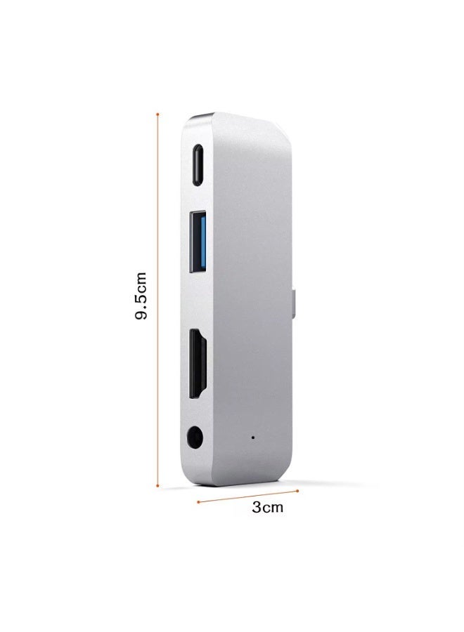Throne Premium Type-C HD 4K Card Reader & Multiport Hub – USB 3.0, HDMI 4K Output, SD/TF Card Reader, PD Charging Port – Compatible with MacBook, Laptop & Smartphones - Image 2