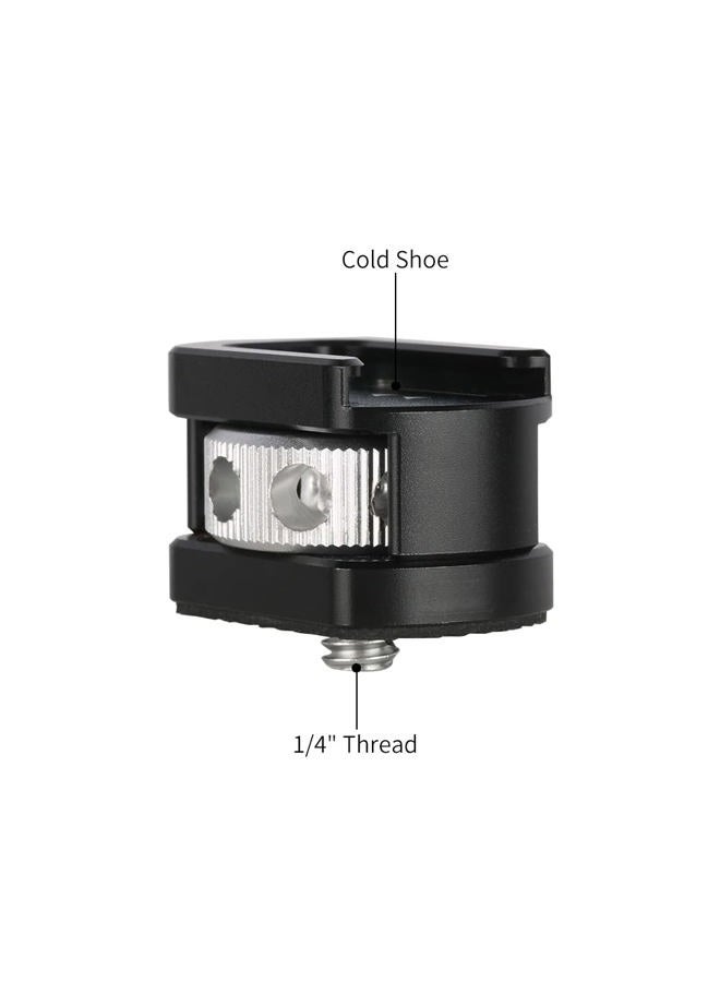 NICEYRIG Cold Shoe Adapter for 1/4''-20 Thread, Thumbscrew Easy Mounting Cold Shoe Base for Microphone Flash LED Video Light - 499 - Image 2