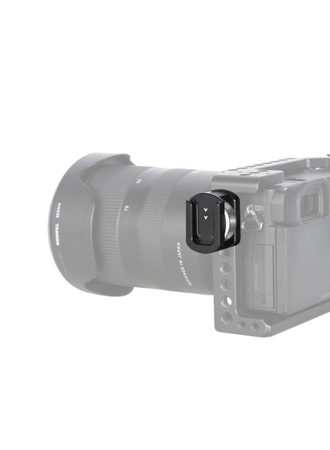 NICEYRIG Cold Shoe Adapter for 1/4''-20 Thread, Thumbscrew Easy Mounting Cold Shoe Base for Microphone Flash LED Video Light - 499 - Image 1