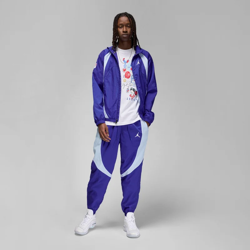 جوردن تيشيرت رجالي رياضي برسومات الاتحاد الفرنسي لكرة السلة