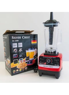 Silver-Crest Professional Blender 2 In 1 4500W High Power Blenders For Kitchen Stainless Countertop Smoothie Blender Ideal for Smoothies Shakes