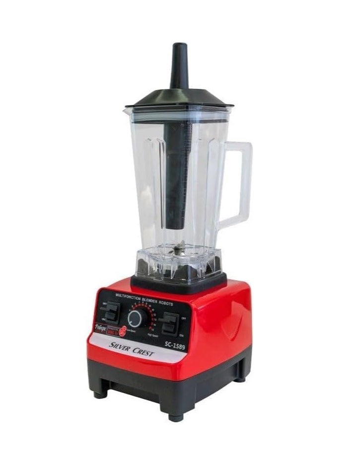 Generic - Silver-Crest Professional Blender 2 In 1 4500W High Power Blenders For Kitchen Stainless Countertop Smoothie Blender Ideal for Smoothies Shakes - Image 1
