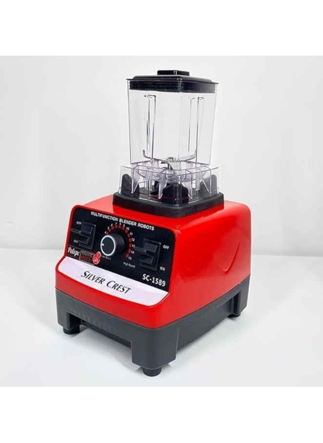 Generic - Silver-Crest Professional Blender 2 In 1 4500W High Power Blenders For Kitchen Stainless Countertop Smoothie Blender Ideal for Smoothies Shakes - Image 1