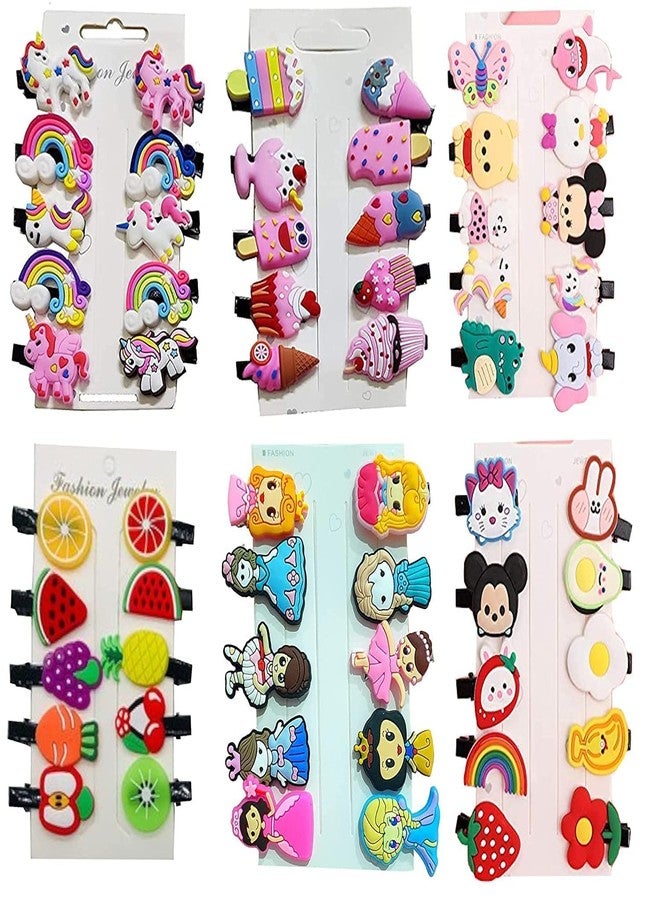 ARYADIT مجموعة مشابك شعر للبنات من تصميمات متنوعة من ARYADIT، دبابيس شعر للأطفال والفتيات الصغيرات، إكسسوارات شعر، إجمالي 10 مشابك شعر (10 مشابك) - Image 2