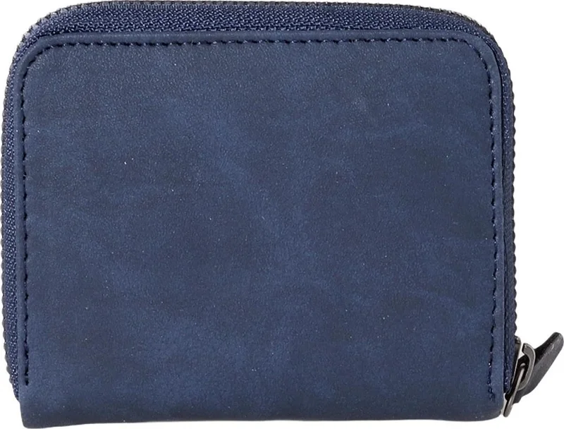 Mkm Föz 0444 Navy Blue Zippered Card Holder Wallet