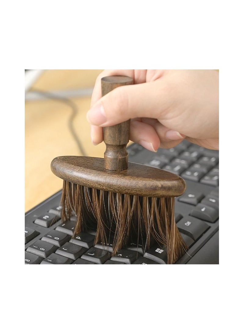 Wooden Soft Brush Keyboard cleaning kit Multifunctional cleaning brushes Car interior cleaning tools Crevice dust removal brush - Image 2