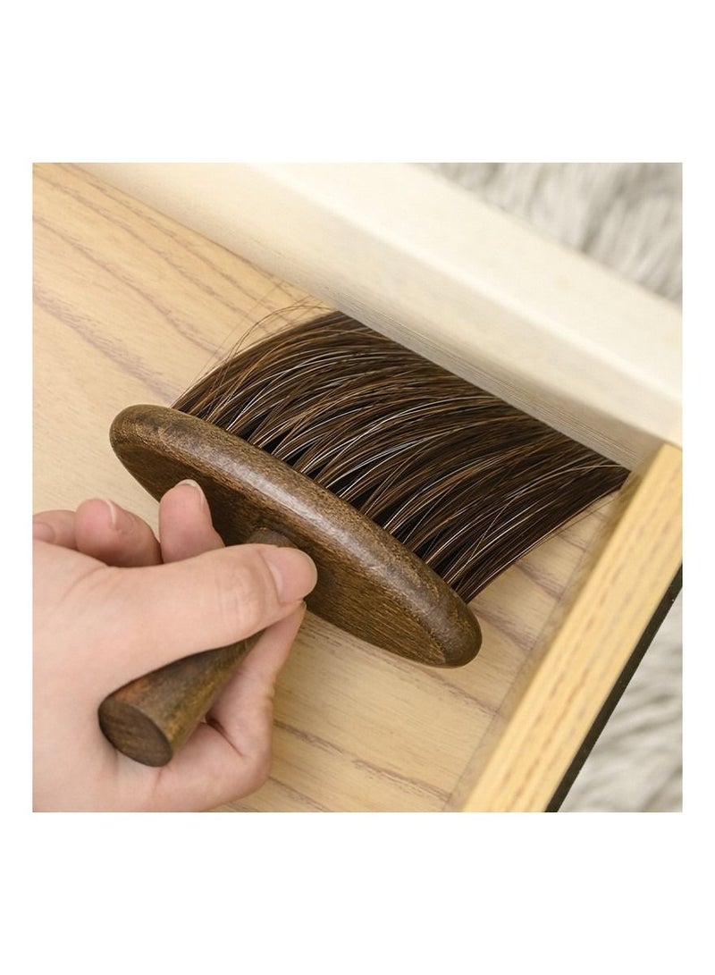 Wooden Soft Brush Keyboard cleaning kit Multifunctional cleaning brushes Car interior cleaning tools Crevice dust removal brush - Image 5