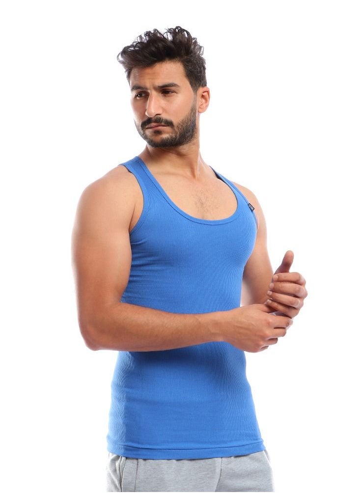 كوتونيل 2 فانله داخليه قطونيل رجالي مضلعه  - Image 4