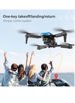 TIGER E99 Drone with Dual Camera – Folding Remote Control Drone for Adults, Wifi FPV Live Video, HD Camera, 6-Axis Stabilization, Long Battery Life, Easy-to-Fly Drone for Beginners & Aerial Photography  - Image 3