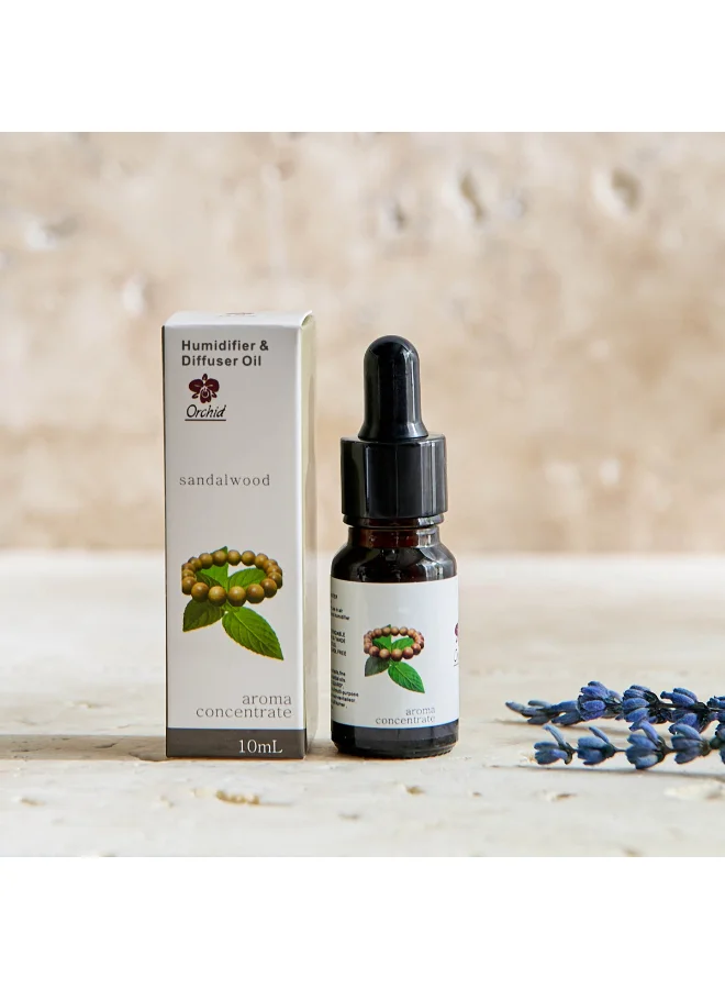هوم بوكس Orchid Sandalwood Aroma Concentrate Humidifier and Diffuser Oil - 10 ml