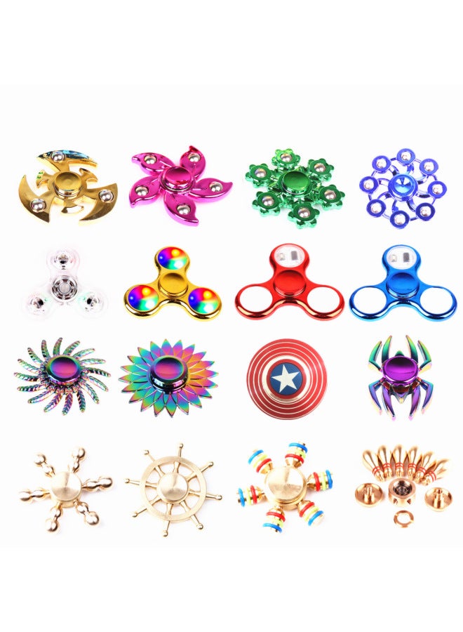 Children's Toy Spinning Top Light Music Educational Fun Perfect Gift For Kids-Color: Lotus OPP Bag-Specifications:Fingertip Gyro  - Image 2
