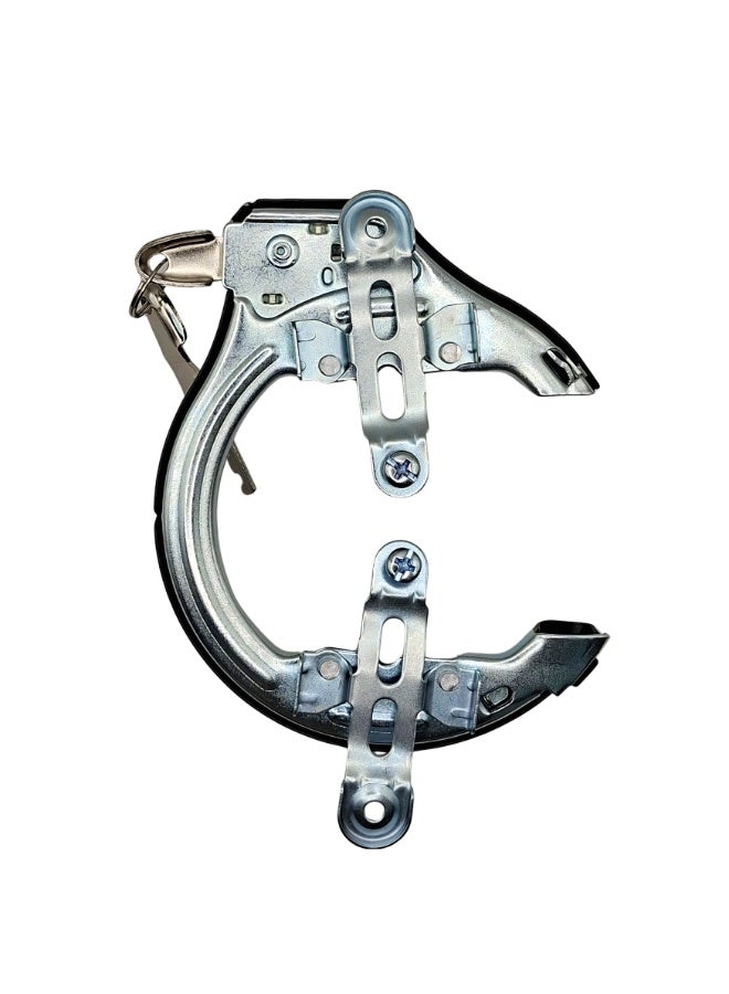 Fukukawa Bicycle Ring Lock with 2 Keys Anti Theft Rear Wheel Security Lock for MTB Road Bike City Bicycle Black - Image 2