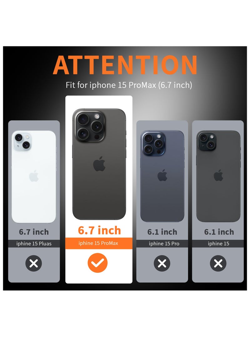 Houmt iPhone 14 Pro Max Case 6.7 Inch with Pack of 2 iPhone 14 Pro Max Screen Protectors  - Image 2