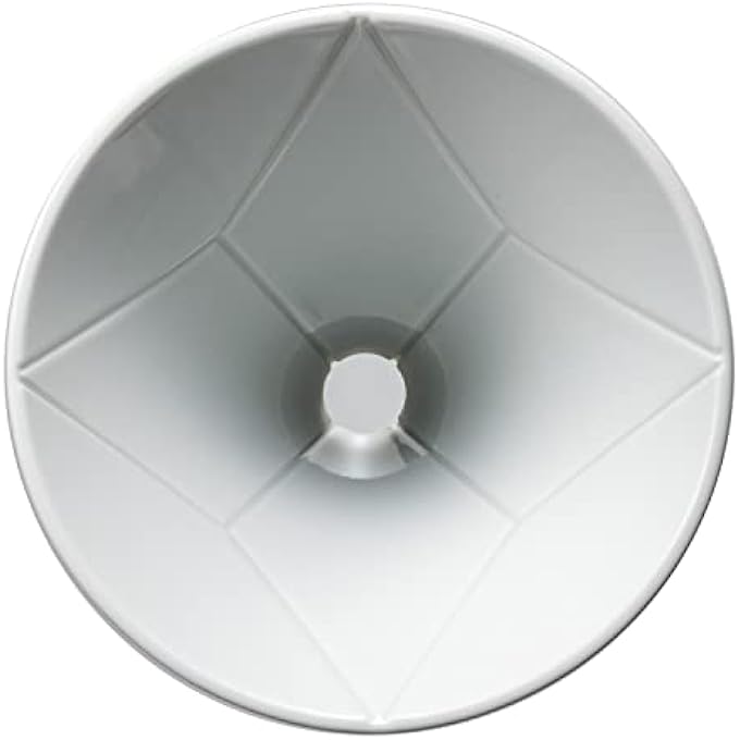 Hario V60 Mugen Ceramic Coffee Dripper 02 Single Pour Over Brewer For Filter Coffee 24Cups  White - Image 3