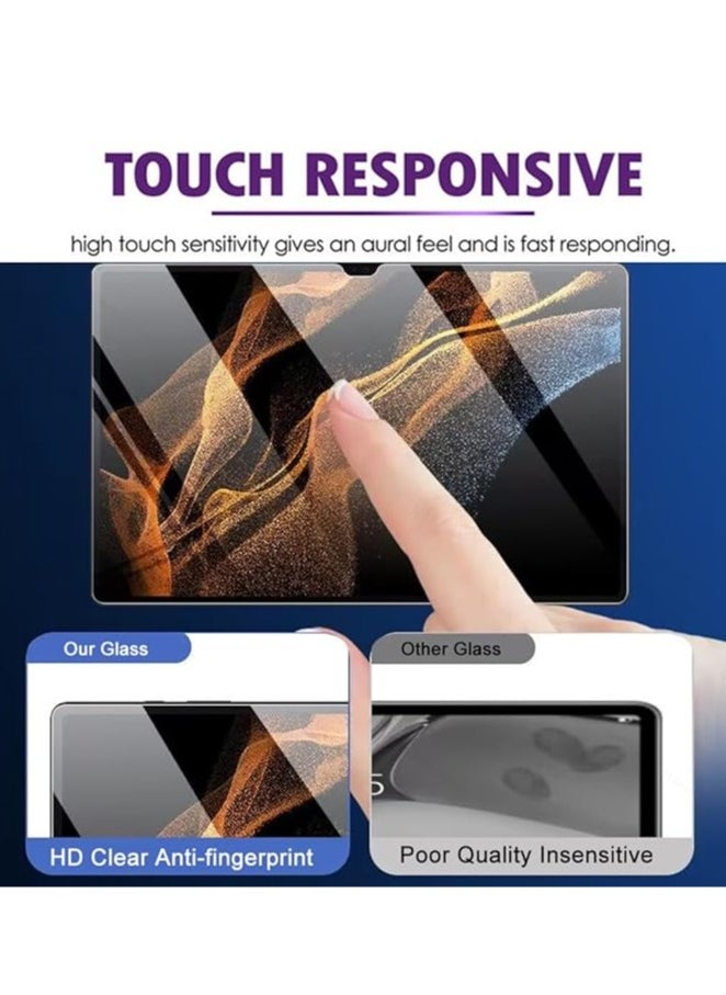 General Tempered Glass for Samsung Galaxy Tab S9 Plus/Tab S9+ 12.4 Inch Screen Protector Protect Release [Scratch Resistant] [Stain Resistant] with Easy Installation Kit  - Image 3
