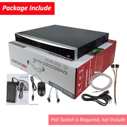 HIKVISION 16 Channel 8MP 4K NVR [DS-7616NXI-K1] for IP Network CCTV Cameras Black - Image 3
