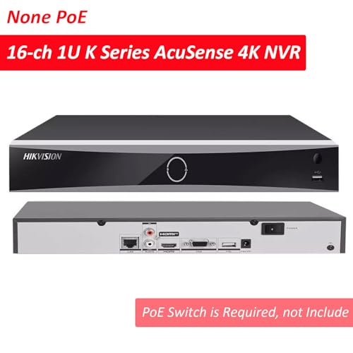 HIKVISION 16 Channel 8MP 4K NVR [DS-7616NXI-K1] for IP Network CCTV Cameras Black - Image 2